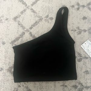 One Shoulder Crop Top 🌚